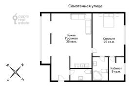 2-室的 住宅 66 m² Moscow, 俄罗斯. $440 /周