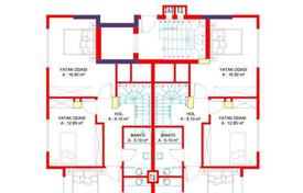 4-室的 新楼公寓 115 m² Kargicak, 土耳其. $435,000