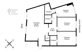 4-室的 住宅 147 m² Tverskoy district, 俄罗斯. 129,000,000₽