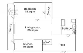 2-室的 住宅 98 m² district Shchukino, 俄罗斯. 48,500,000₽