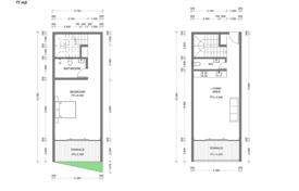 2-室的 联排别墅 77 m² Ubud, 印度尼西亚, 印尼. $200,000