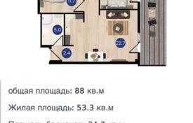 3-室的 住宅 88 m² 第比利斯（市）, 格鲁吉亚. $106,000