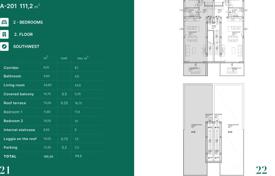 3-室的 新楼公寓 111 m² Privlaka, 克罗地亚. 395,000€