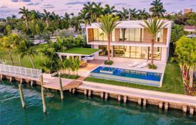 山庄 – 美国，佛罗里达，Bay Harbor Islands. $13,500,000